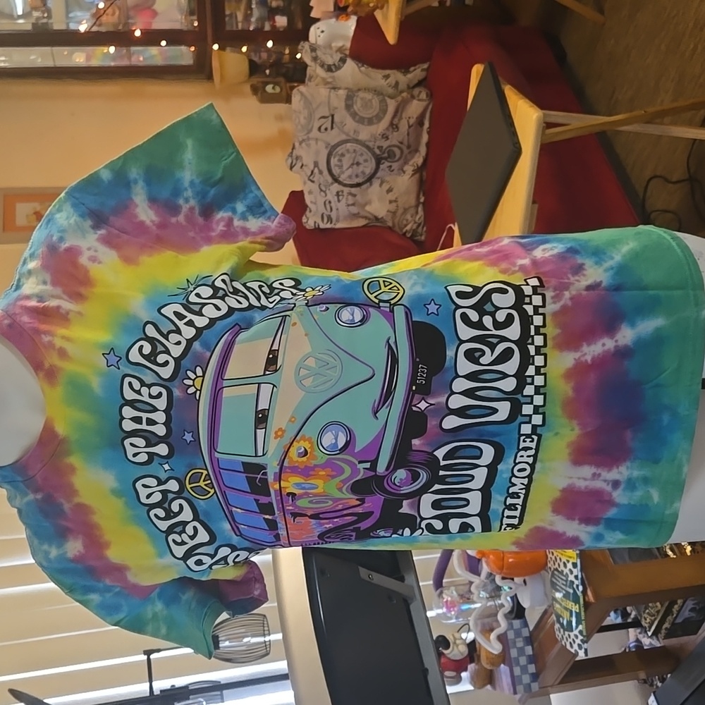 Pixar Cars Tye Dye Filmmore T Shirt